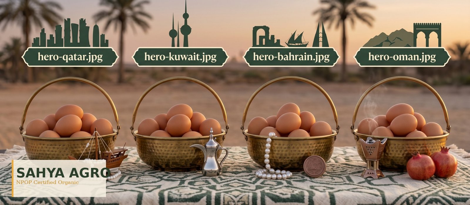 Sahya Agro — organic egg shipping to Muscat