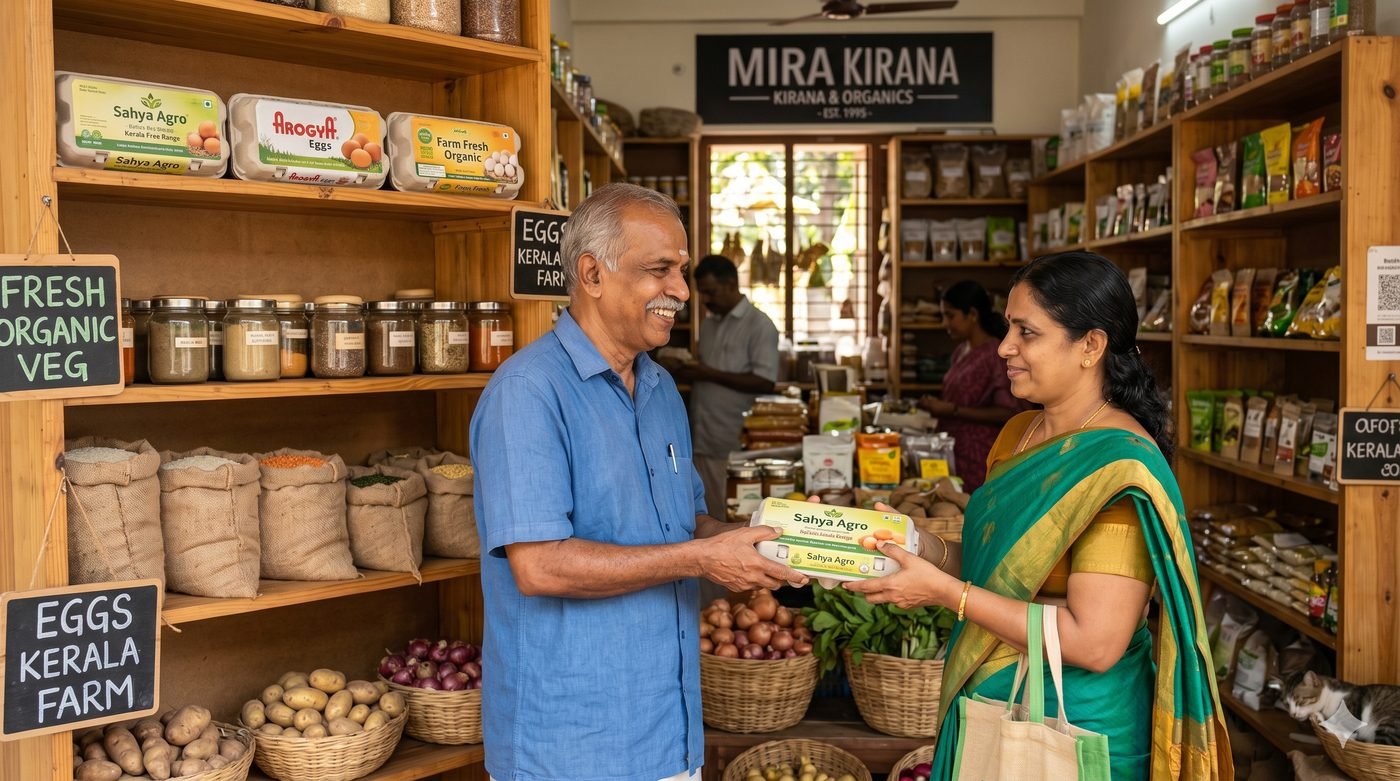 Sahya Egg supply for retail shops