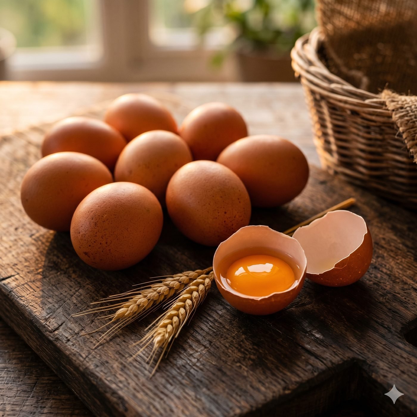 Brown eggs
